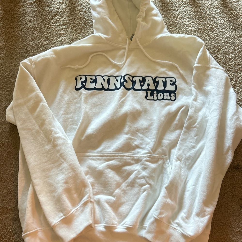 White Penn State hoodie